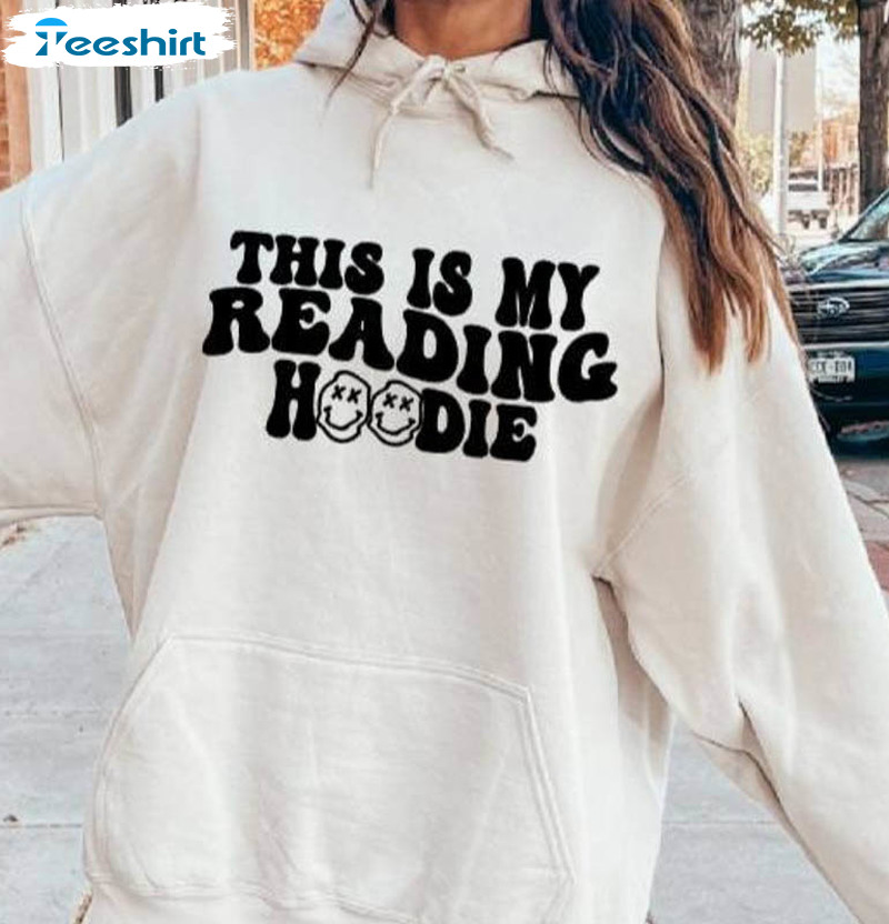 This Is My Reading Hoodie Shirt, Book Lover Unisex T-shirt Unisex Hoodie