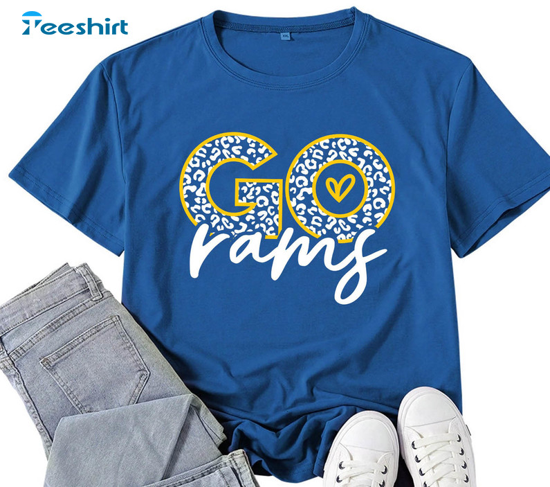 Go Rams Shirt, Rams Mascot Unisex T-shirt Long Sleeve