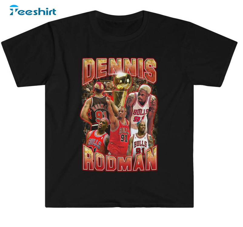 Dennis Rodman Vintage Shirt, Trendy Crewneck Unisex T-shirt
