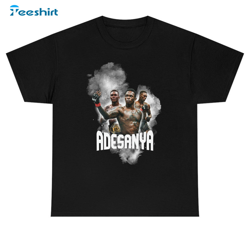 Israel Adesanya Shirt, Ufc Mma Vintage Unisex T-shirt Crewneck