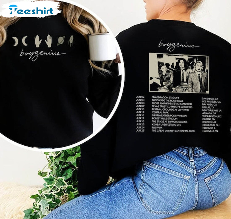 Boygenius Band Vintage Shirt, Reset Tour 2023 Crewneck Unisex Hoodie