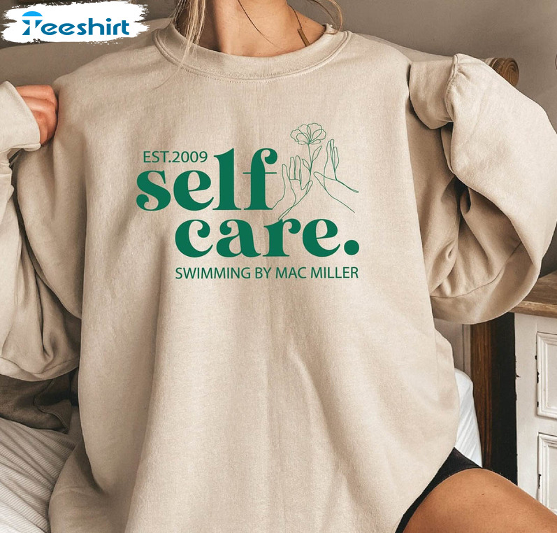 Self Care Mac M Sweatshirt, Self Care Swimming Tee Tops Unisex Hoodie