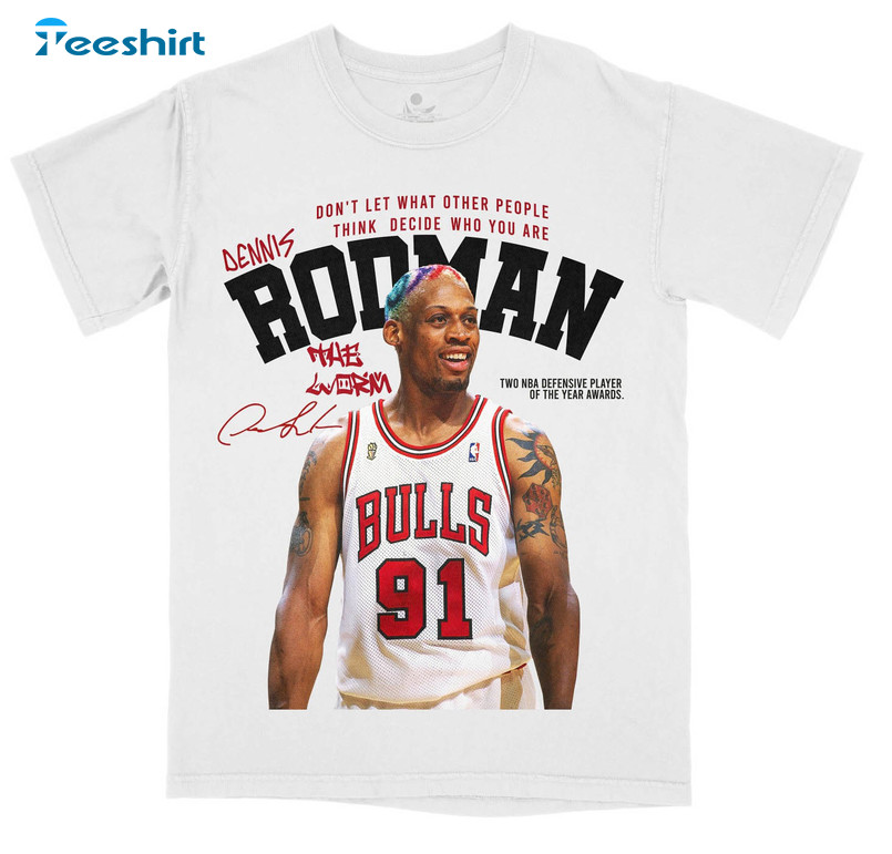 The Worm Rodman Shirt, Basketball Player Short Sleeve Long Sleeve