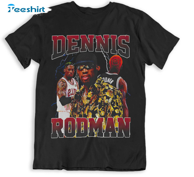 Hall Of Fame Dennis Rodman Shirt, Basketball Player Unisex T-shirt Tee Tops