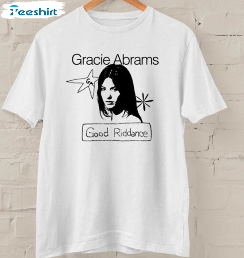 Gracie Abrams Shirt, Trendy Unique Good Riddance Short Sleeve Sweatshirt