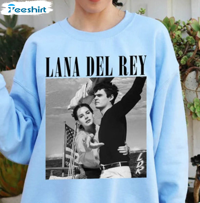 Lana Del Rey Albums Shirt, Trendy Music Unisex T-shirt Crewneck