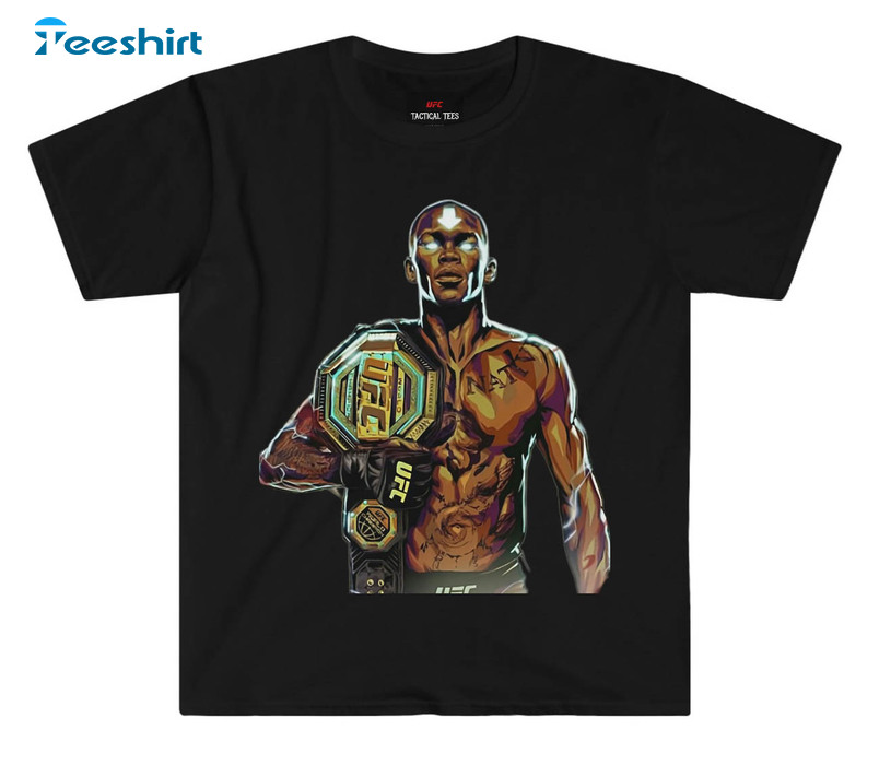 The Last Stylebender Israel Shirt, Adesanya Avatar Fusion Unisex T-shirt Crewneck