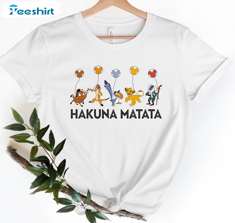 Hakuna Matata Shirt, Animal Kingdom Hakuna Matata Crewneck Sweatshirt