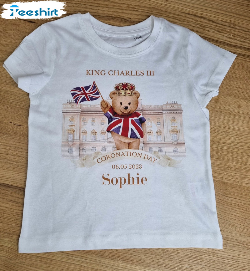 King Charles Lll Coronation Day Shirt, Trendy Long Sleeve Short Sleeve