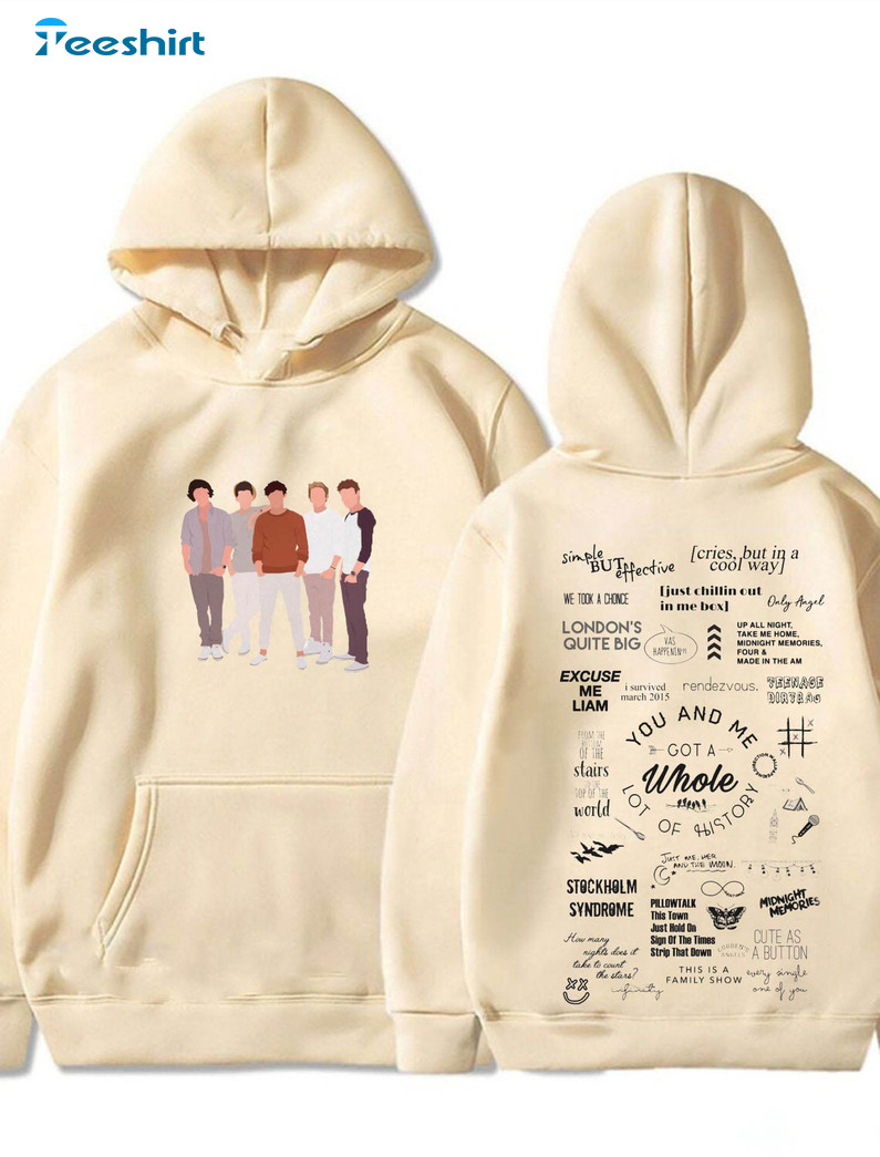 1 Direction Album Covers Shirt, Heavy Metal Long Sleeve Unisex Hoodie