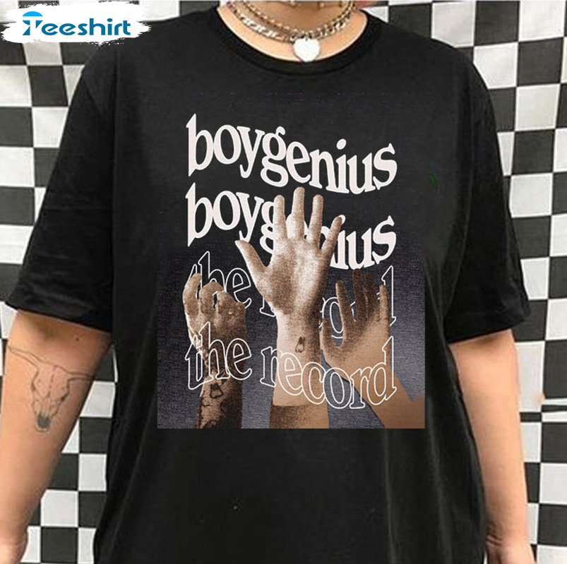 Boygenius The Record Shirt, Boygenius Band Tour 2023 Crewneck Unisex Hoodie