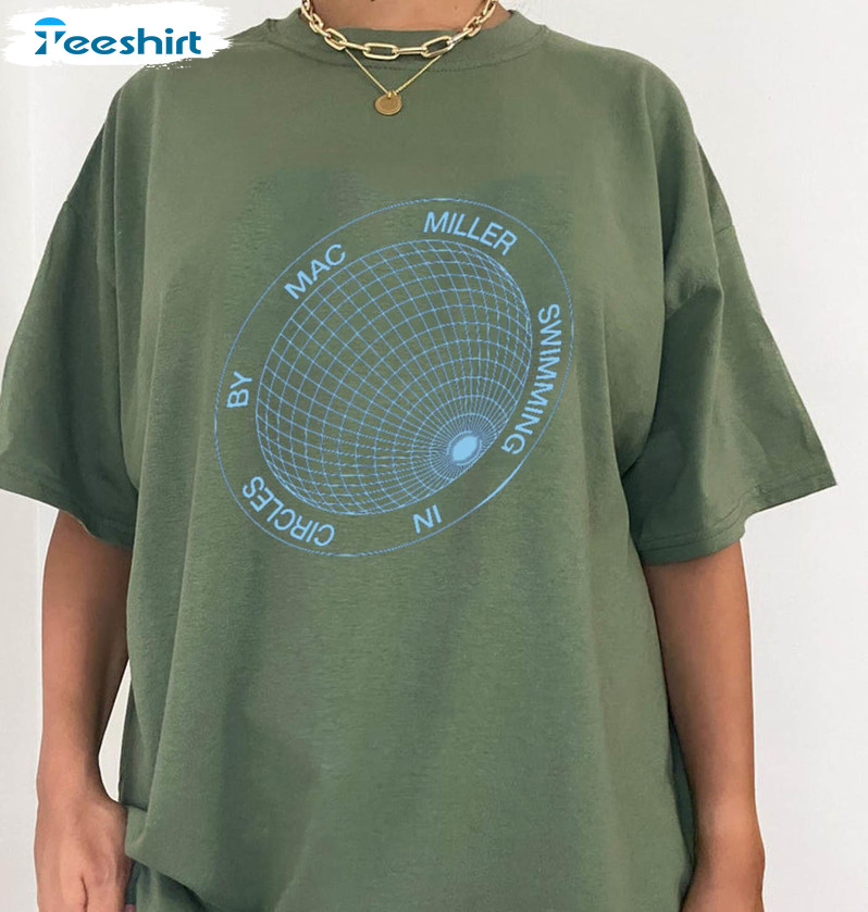 Swimming In Circles Shirt, Mac M Vintage Unisex Hoodie Crewneck