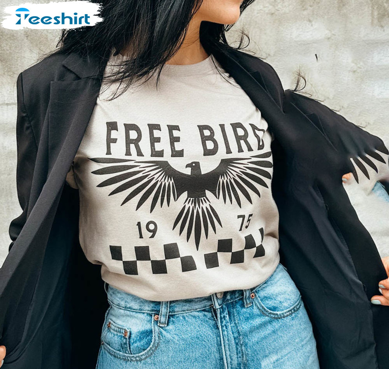 Free Bird Shirt, Skynard Old School Band Unisex Hoodie Crewneck