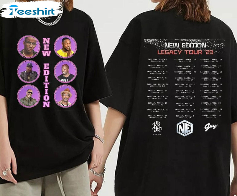 New Edition Band Retro Shirt, Legacy Tour 2023 Sweatshirt Unisex Hoodie