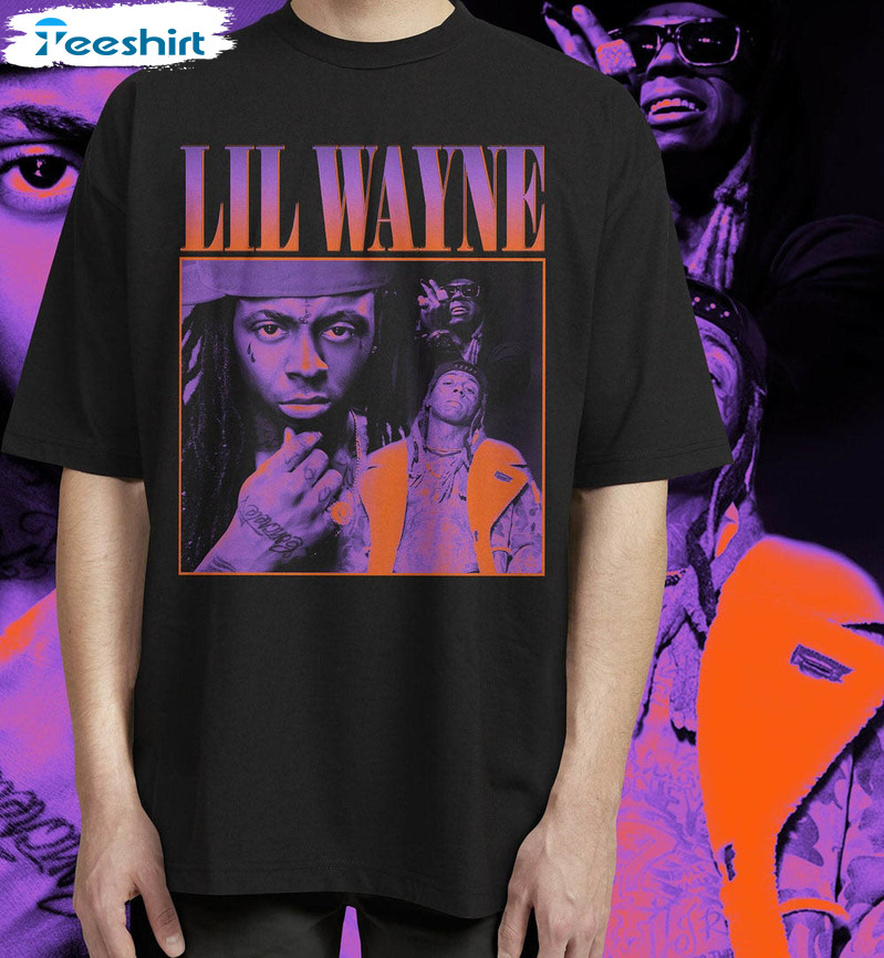 Lil Wayne Shirt, Vintage Tha Carter Tour Unisex T-shirt Short Sleeve