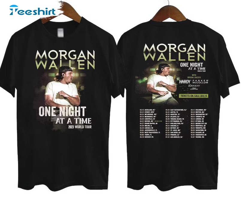 Morgan Wallen Tour 2023 Shirt, Cowboy Music Sweatshirt Long Sleeve