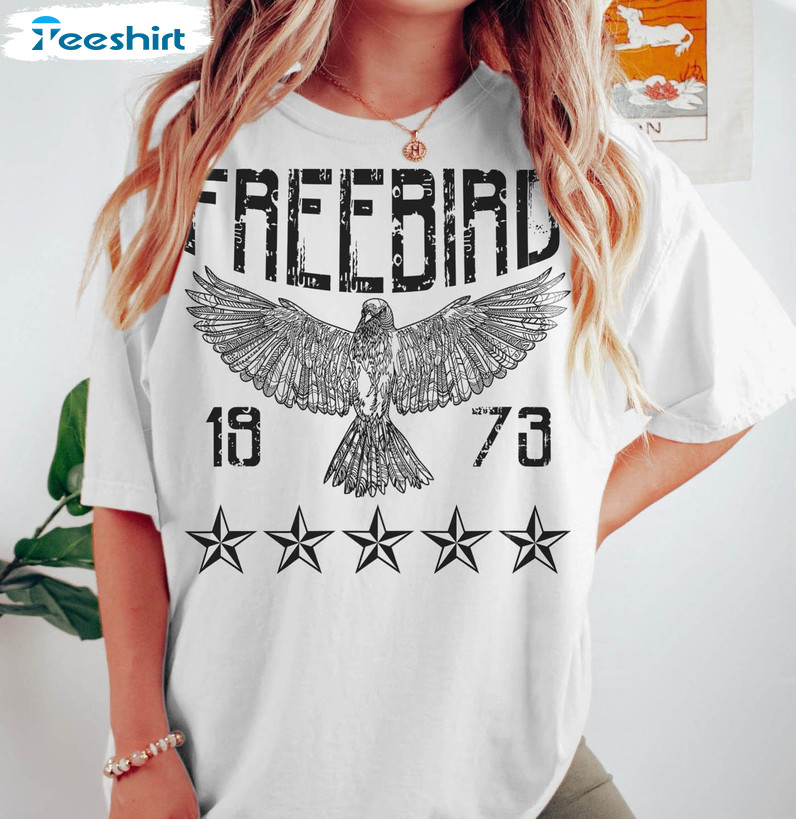 Free Bird Shirt, Eagle America Short Sleeve Unisex T-shirt