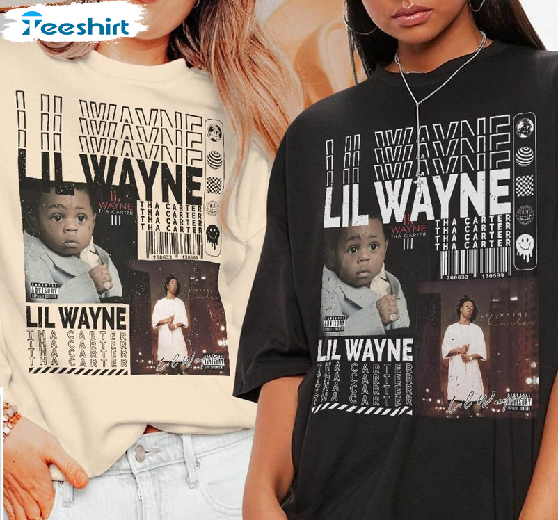 Lil Wayne Rap Shirt , Y2k Vintage Long Sleeve Short Sleeve