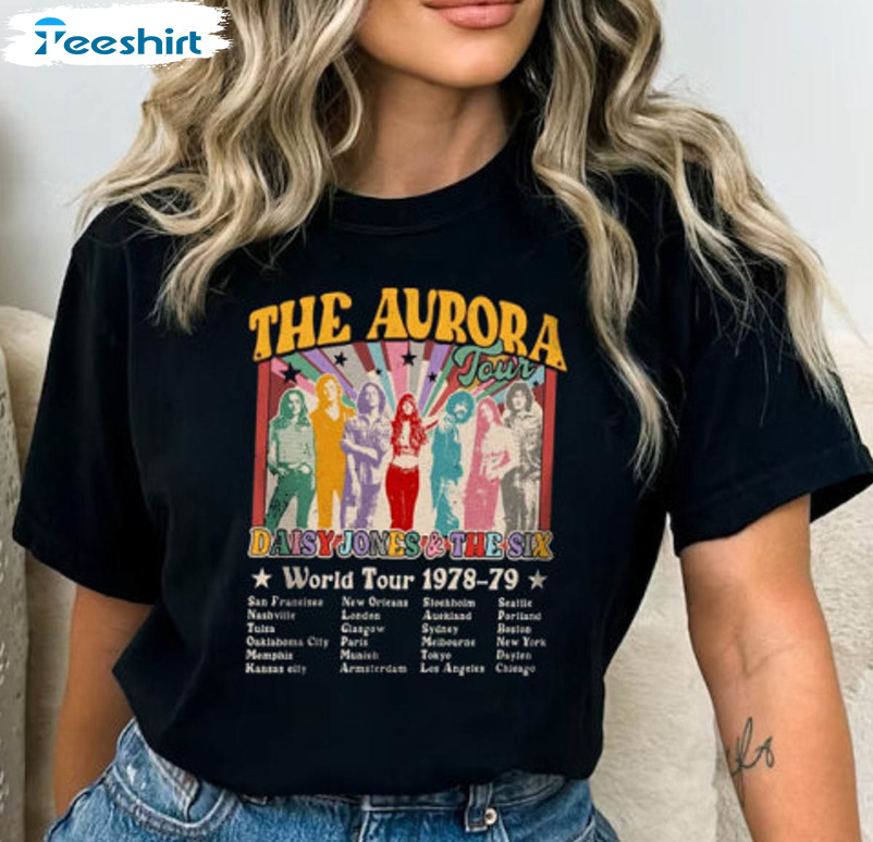 Retro The Aurora Tour Shirt, Aurora Album Crewneck Unisex T-shirt