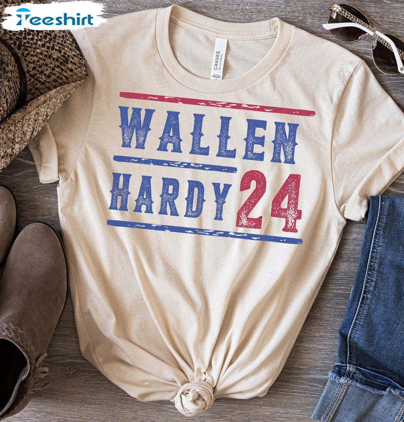 Country Wallen Hardy 24 Shirt, Western Country Concert Short Sleeve Unisex T-shirt