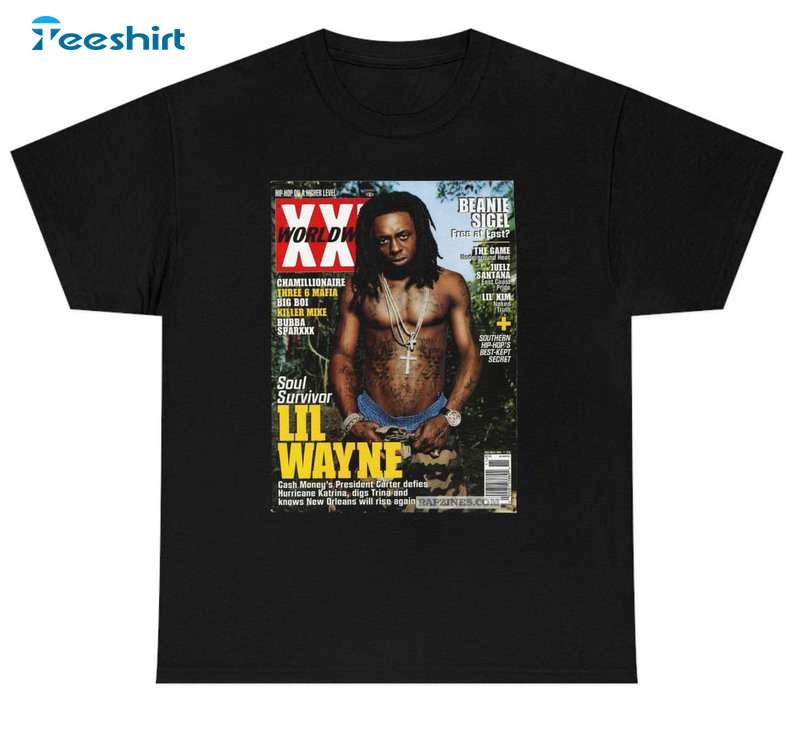 Lil Wayne Xxl Mag Rapper Trending Sweatshirt, Unisex T-shirt