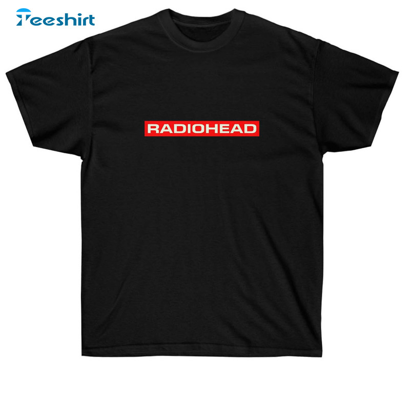 Radiohead Minimalist Shirt, Retro Band Music Unisex T-shirt Unisex Hoodie