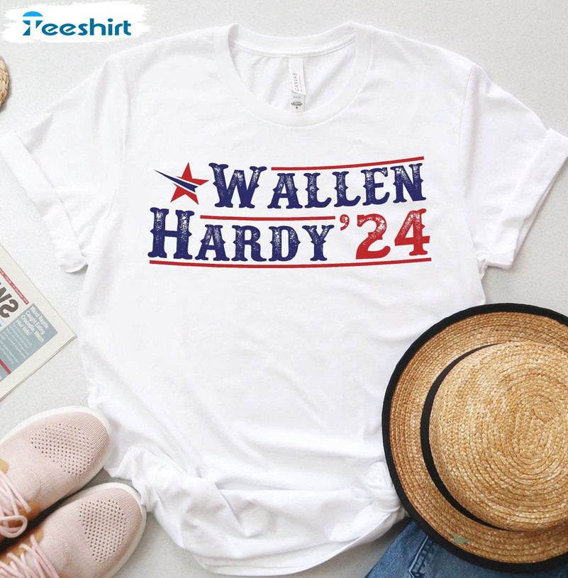 Wallen Hardy 24 Shirt, Western Country Song Unisex T-shirt Long Sleeve