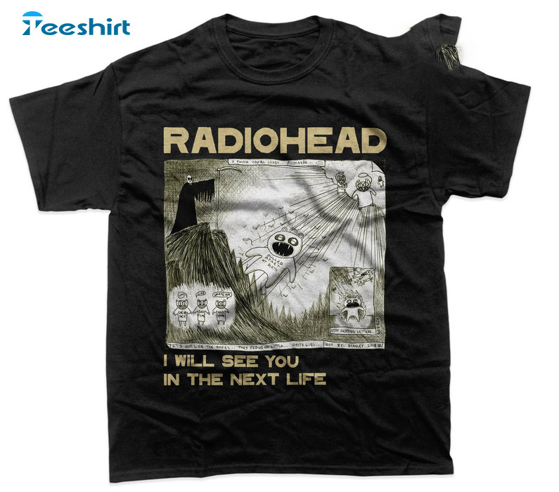 Limited Radiohead Vintage Shirt, Music Band Unisex Hoodie Sweater