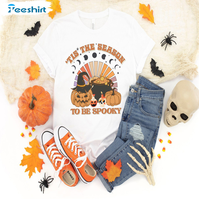 The Season To Be Spooky Shirt, Halloween Party Shirt Gift For Women Men