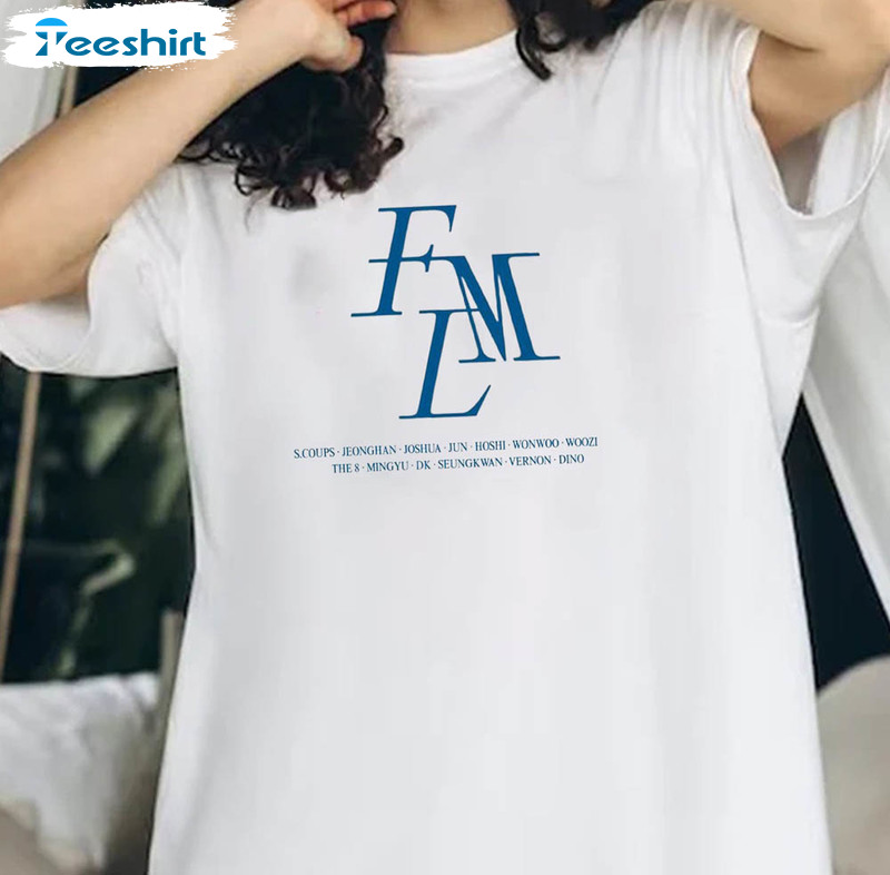 Fml Album Seventeen Shirt, 10th Mini Album Kpop Unisex T-shirt Crewneck