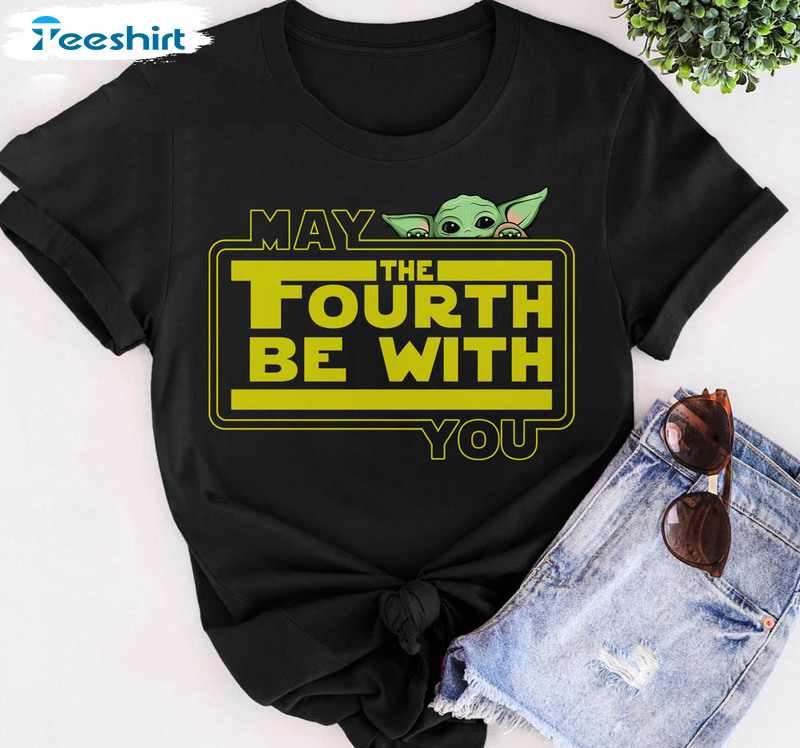 May The Fourth Be With You Shirt, Galaxy Movie Family Short Sleeve Unisex T-shirt