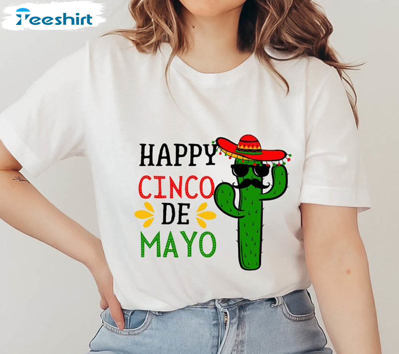 Happy Cinco De Mayo Shirt, Cinco De Mayo Gnomes Unisex Hoodie Short Sleeve