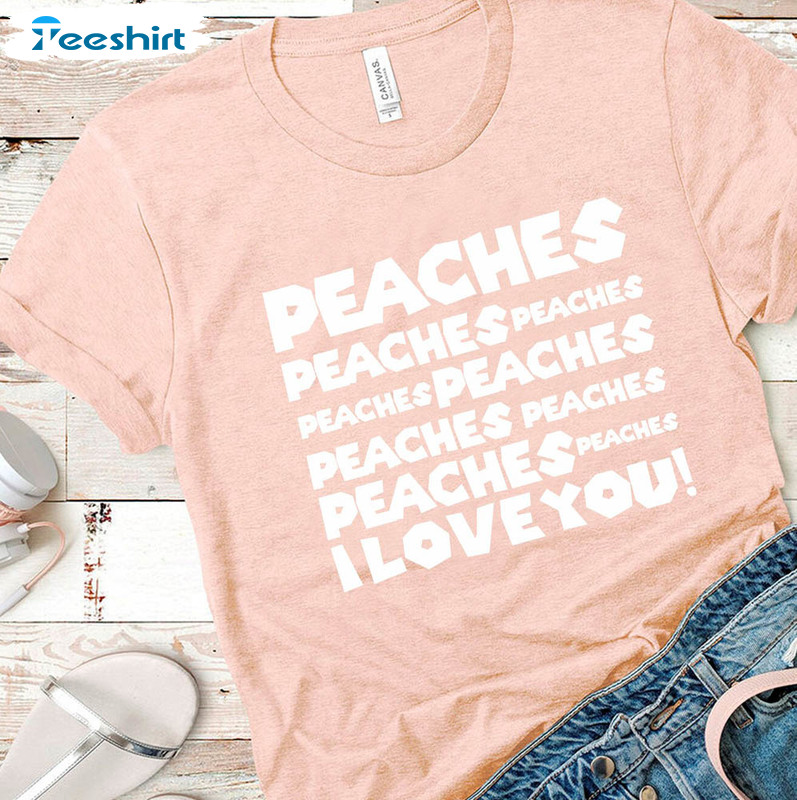 Peaches Song Shirt, Super Mario Bowsers Song Crewneck Sweatshirt