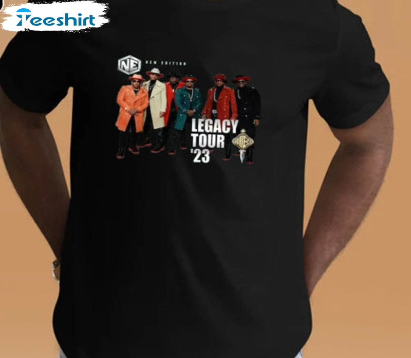 New Edition Legacy Tour 2023 Shirt, New Edition Band Crewneck Unisex T-shirt