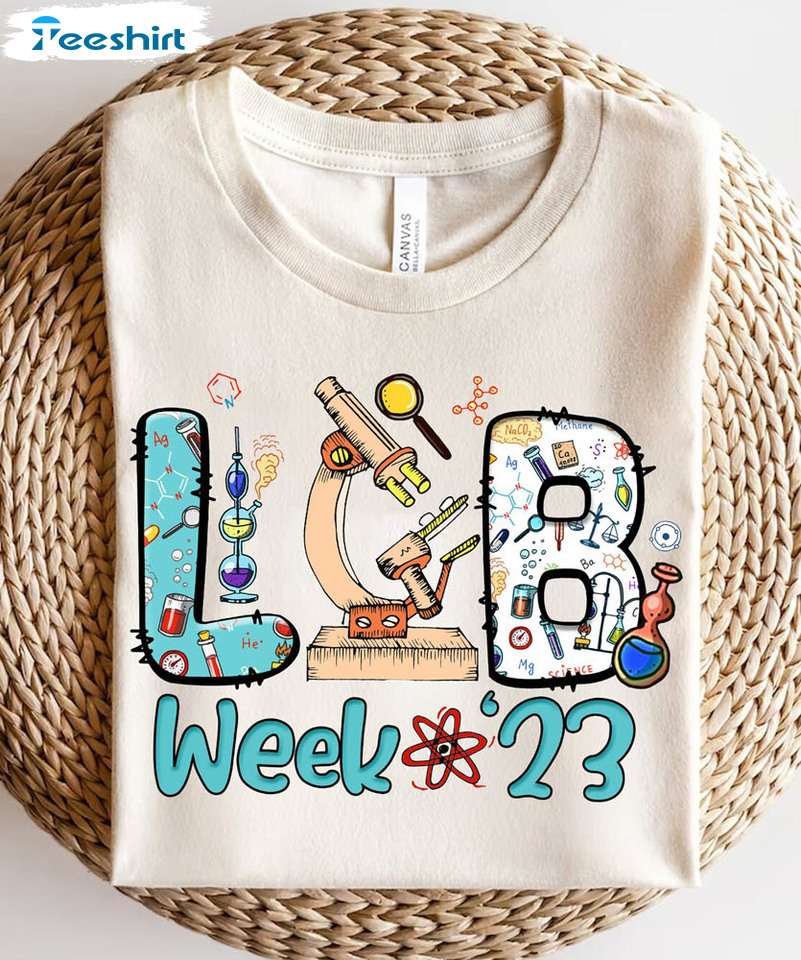 Retro Lab Week 2023 Shirt, Medical Laboratory Long Sleeve Unisex T-shirt