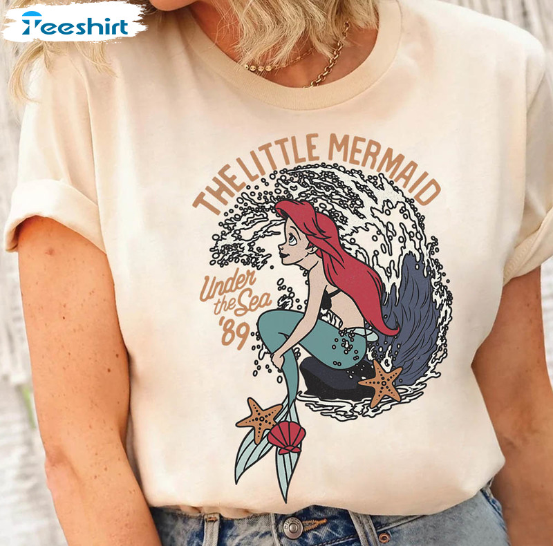 Disney The Little Mermaid Ariel Princess Under The Sea Shirt, Wdw Trip Sweatshirt Unisex T-shirt