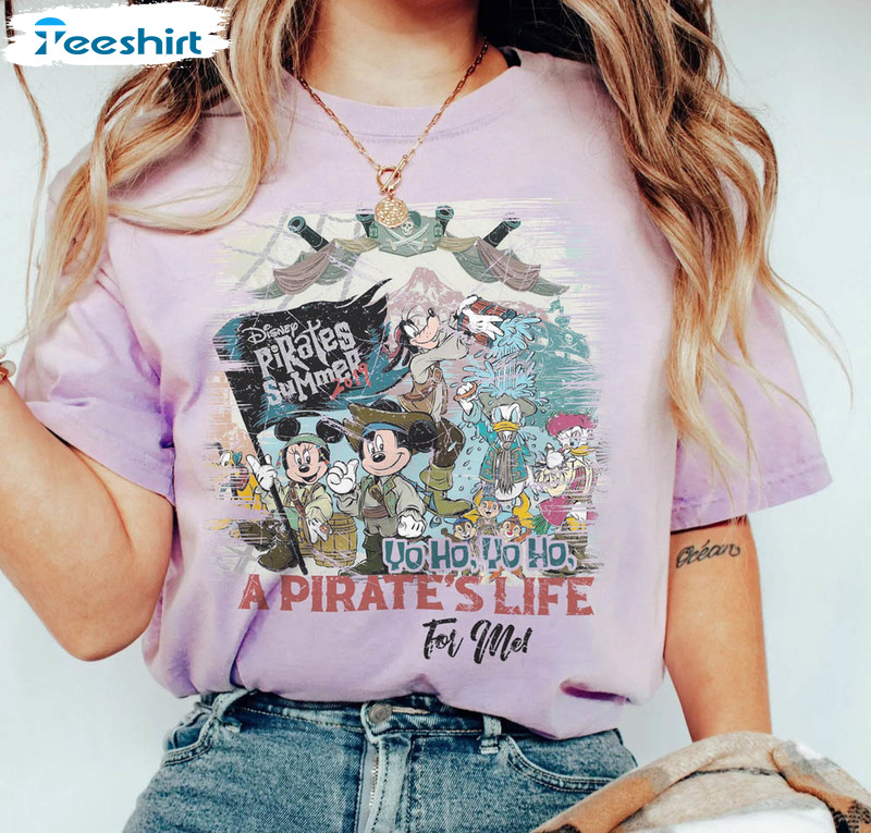 Pirates of the Caribbean Disneyland Shirt Mickey and Friends Shirt Retro  Mickey Shirt - Revetee