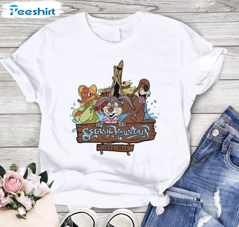 Wdw Splash Mountain Shirt, Splash Mountain 1992 To 2023 Unisex T-shirt Unisex Hoodie