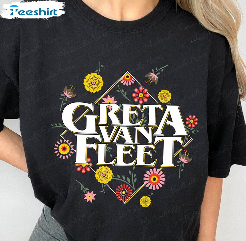 Greta Van Fleet Shirt, Trendy Music Tour Long Sleeve Unisex T-shirt