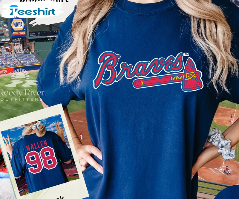 98 Braves Morgan Wallen Shirt, The 98 Braves Country Unisex T-shirt Long Sleeve