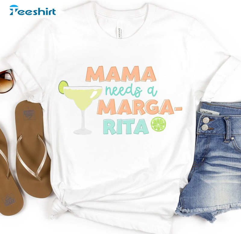 Mamacita Needs A Margarita Shirt, Fiesta Short Sleeve Unisex T-shirt