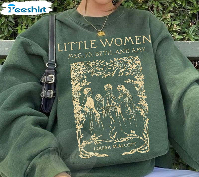 Little Women Sweatshirt, Bookish Sweater Short Sleeve