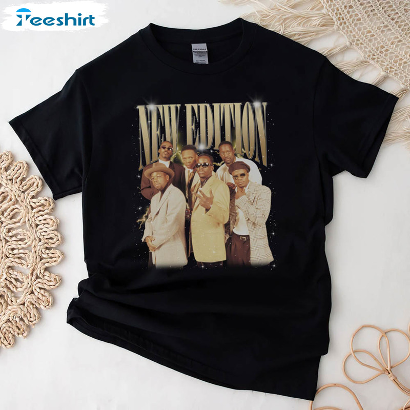 New Edition Legacy Tour 2023 Shirt, Music Tour 2023 Unisex T-shirt Crewneck