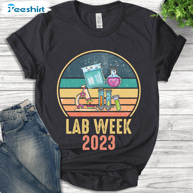 Lab Week 2023 Shirts, Medical Laboratory Crewneck Unisex Hoodie