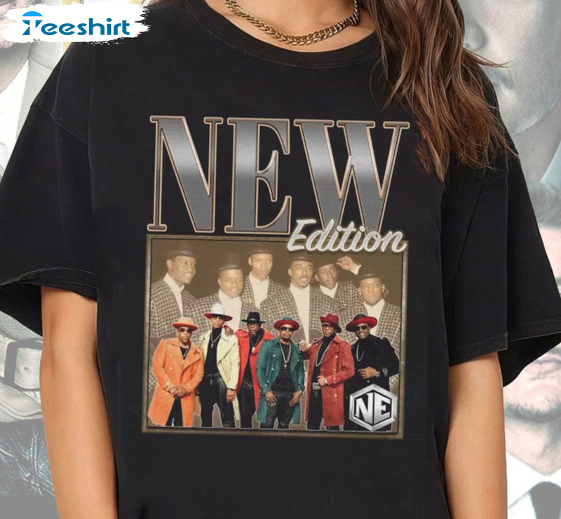 New Edition Band Shirt, Legacy Tour Unisex T-shirt Long Sleeve