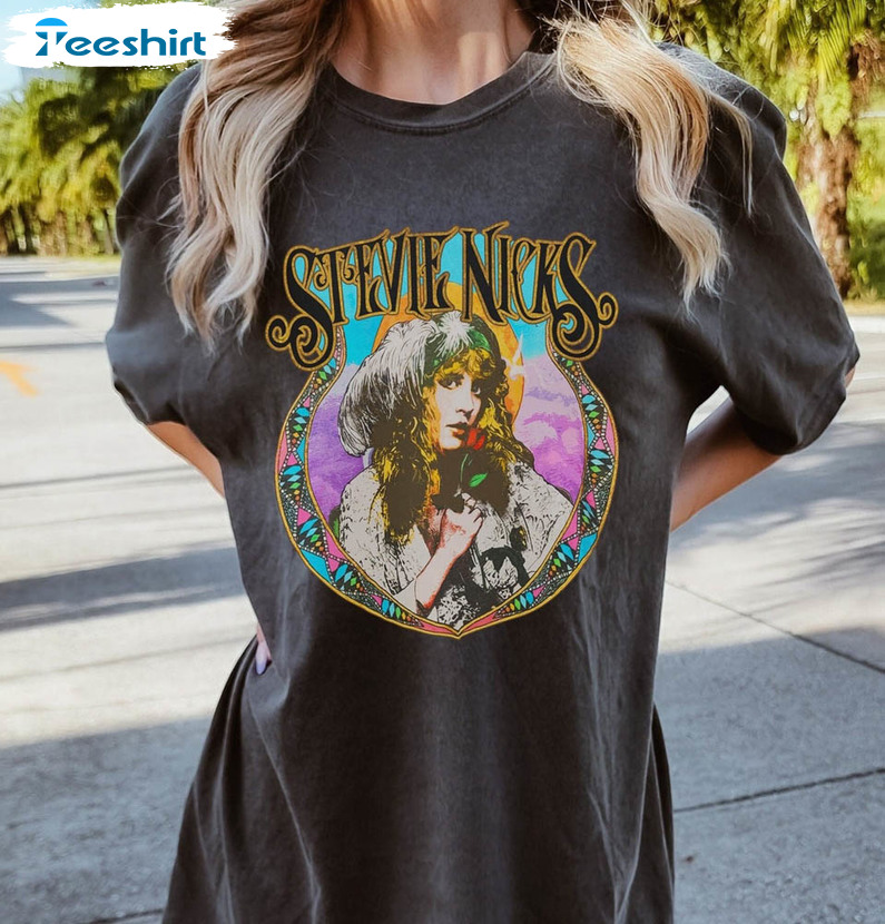 Stevie Nicks Shirt, Vintage Fleetwood Mac Unisex T-shirt Short Sleeve