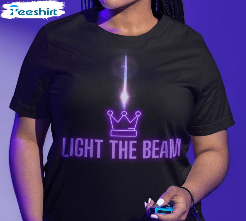 Light The Beam Sacramento Basketball Shirt, Kings Basketball Unisex T-shirt Short Sleeve