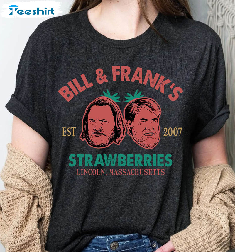 Bill And Frank Strawberry Funny Shirt, The Last Of Us Unisex Hoodie Short Sleeve