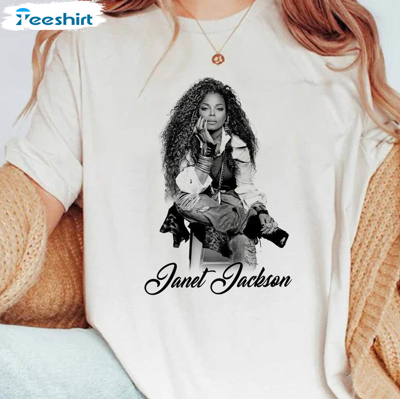 Janet Jackson Trendy Shirt, Janet Jackson Togetheragain Tour 2023 Unisex T-shirt Short Sleeve