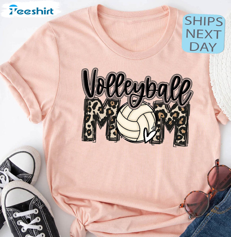 Volleyball Mom Trendy Shirt, Volleyball Mama Unisex Hoodie Tee Tops